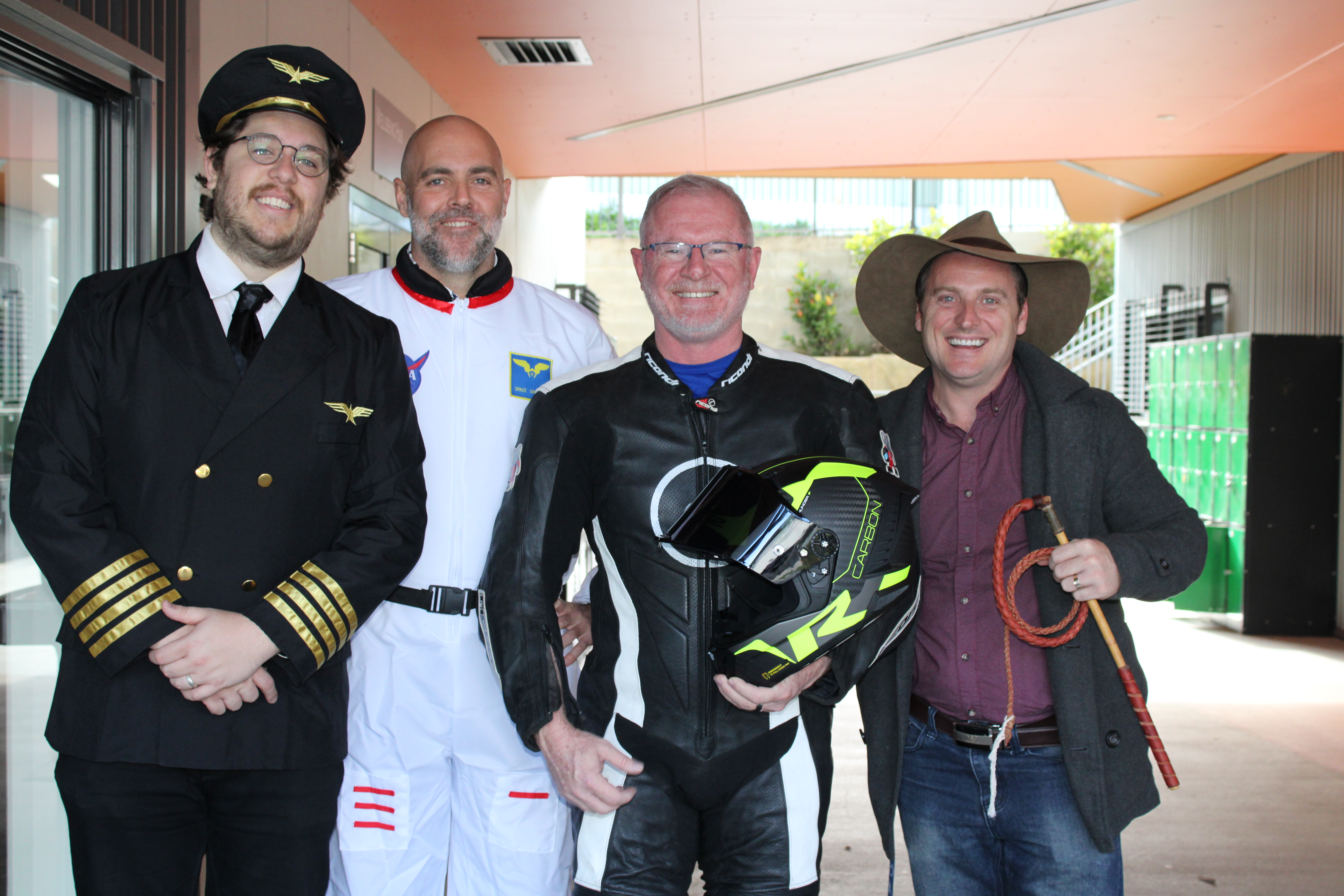 Staff taking 'flight' ready for launch